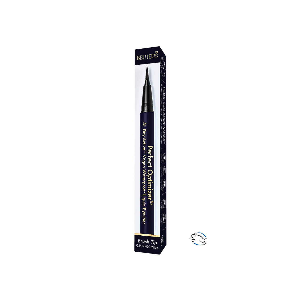 Perfect Optimizer⢠All Day Active® Vegan Waterproof  Liquid Eyeliner- Black Brush Tip